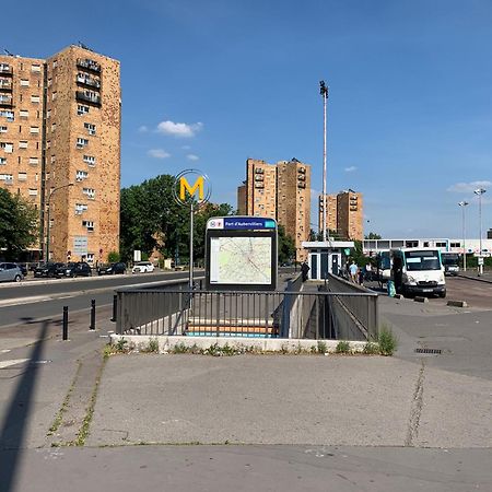 Grand F3 60M2 Pour 6 Personnes - Paris 19Eme - Stade De France - La Villette Aubervilliers Buitenkant foto